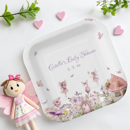 Plato De Papel Placas de papel Baby Shower para heces extravagant