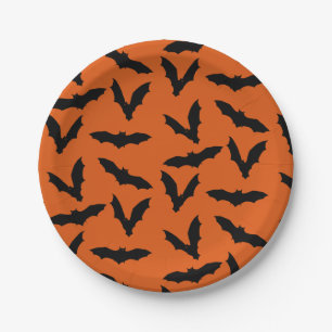 Plato De Papel Placas de papel Bats Halloween