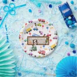 Plato De Papel Placas de papel blanco para el transporte