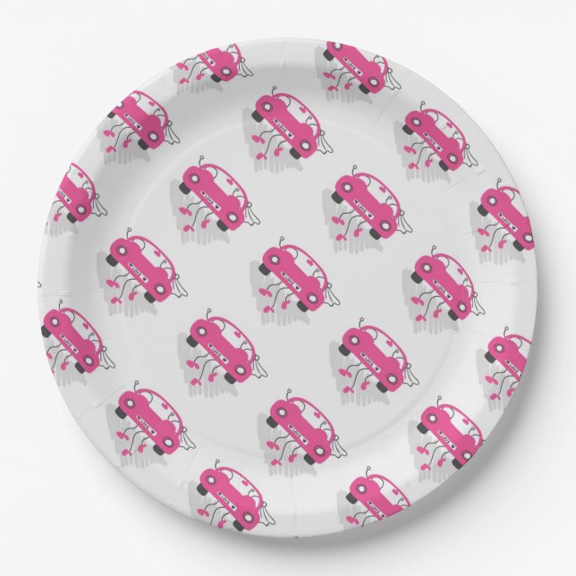Plato De Papel Placas de papel/Boda (Anverso)