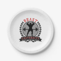 Placas de papel Bodybuilding de la universidad de