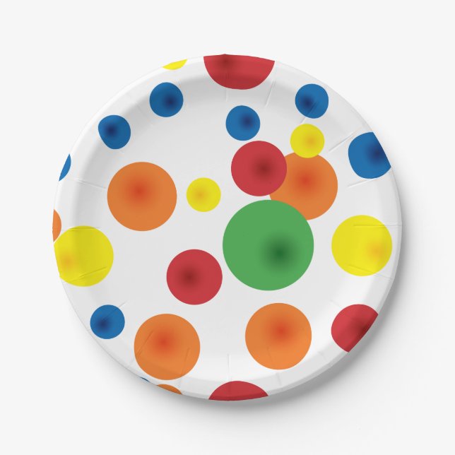 Plato De Papel Placas de papel Bouncy Ball (Anverso)