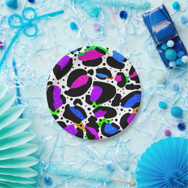 Plato De Papel Placas de papel brillantes para la impresión de le (Fiesta)