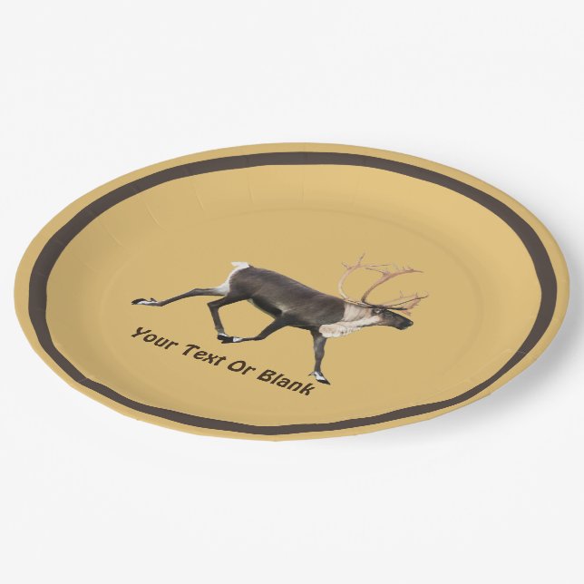 Plato De Papel Placas de papel Bull Caribou (Angular)