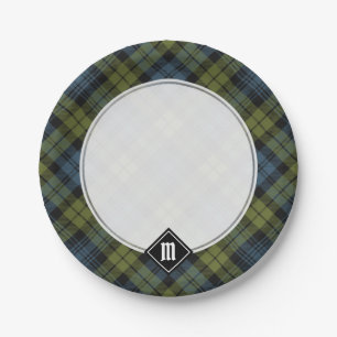 Plato De Papel Placas de papel Campbell Tartan
