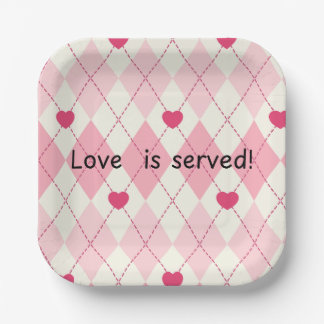 Plato De Papel Placas de papel cardíaco