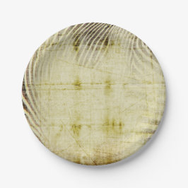 Plato De Papel Placas de papel cebra