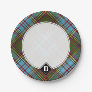 Plato De Papel Placas de papel Clan Anderson Tartan