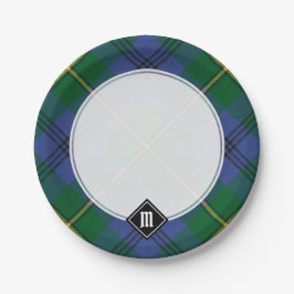 Plato De Papel Placas de papel Clan Johnston Tartan
