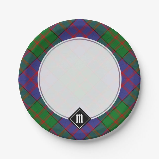 Plato De Papel Placas de papel Clan MacDonald Tartan (Anverso)