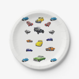 Plato De Papel Placas de papel Coches