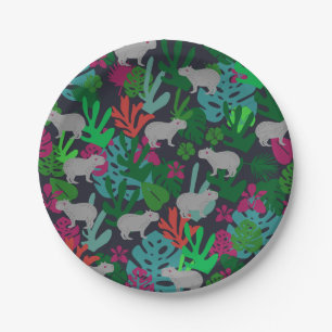 Plato De Papel Placas de papel Cute Capybara