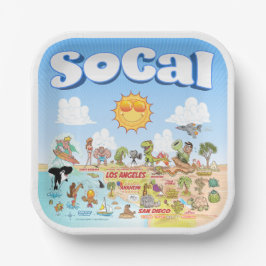 Plato De Papel Placas De Papel Cute SoCal
