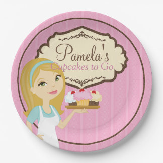 Plato De Papel Placas de papel D12 Baker Baker Blonde