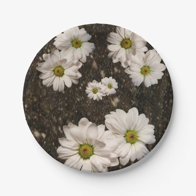 Plato De Papel Placas de papel Daisy (Anverso)