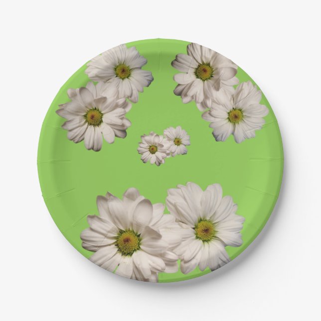 Plato De Papel Placas de papel Daisy (Anverso)