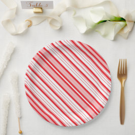 Plato De Papel Placas de papel de 9" para menta de peppermint