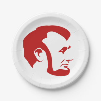 Plato De Papel Placas de papel de Abe Lincoln