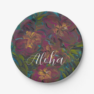 Plato De Papel Placas de papel de Aloha