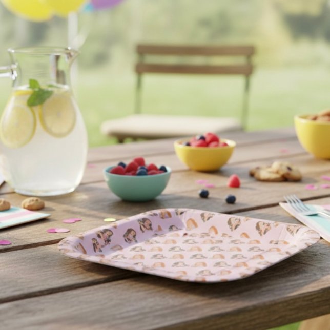 Plato De Papel Placas de papel de amigos (Subido por el creador)