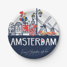Placas de papel de Ámsterdam