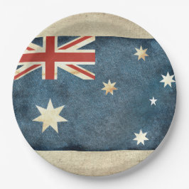 Plato De Papel Placas de papel de bandera de Australia