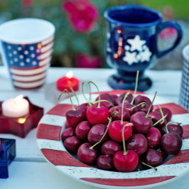 Plato De Papel Placas de papel de bandera estadounidense