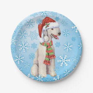 Plato De Papel Placas de papel de Bedlington Terrier