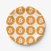 Placas de papel de Bitcoin