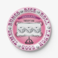 Placas de papel de Bunco