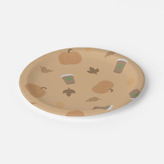 Plato De Papel Placas de papel de calabaza/grano