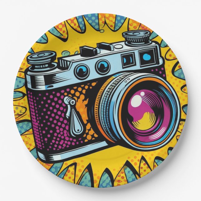 Plato De Papel ¡Placas de papel de cámara! (Anverso)