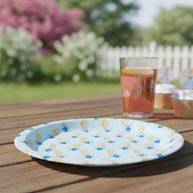 Plato De Papel Placas de papel de Cenicienta (Subido por el creador)