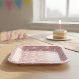 Plato De Papel Placas de papel de cierre