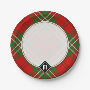 Plato De Papel Placas de papel de Clan Scott Red Tartan
