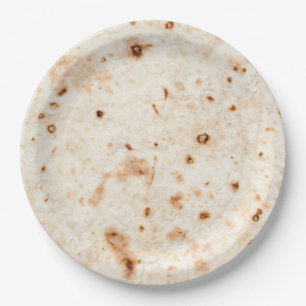 Plato De Papel Placas de papel de concha de tortilla