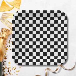 Plato De Papel Placas de papel de control negro