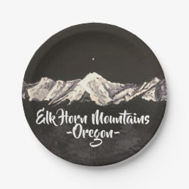 Plato De Papel Placas de papel de Cuerno de elk