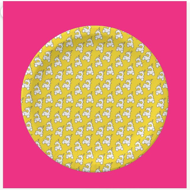 Plato De Papel Placas de papel de cumpleaños del motor del tren (Subido por el creador)