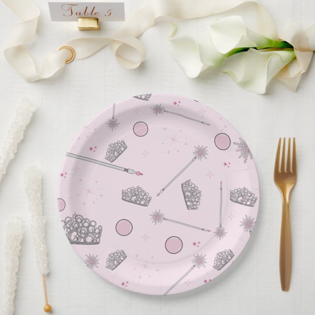 Plato De Papel Placas de papel de cumpleaños malintencionadas (Boda)