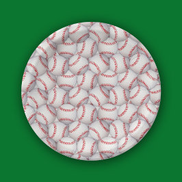 Plato De Papel Placas de papel de cumpleaños para temas deportivo