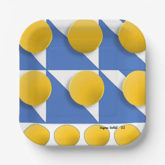 Plato De Papel Placas de papel de DeVal 