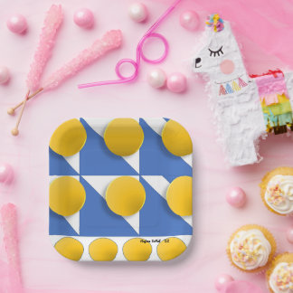 Plato De Papel Placas de papel de DeVal 