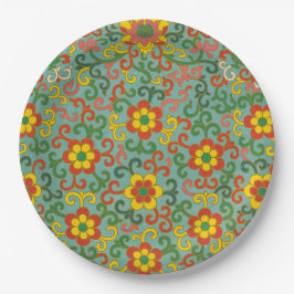 Plato De Papel Placas de papel de diseño chinas