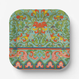 Plato De Papel Placas de papel de diseño chinas