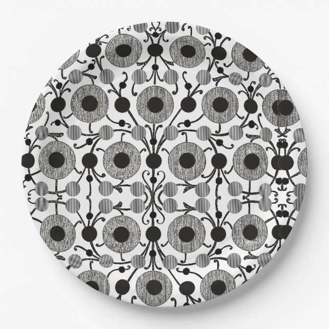 Plato De Papel Placas de papel de diseño chinas (Anverso)