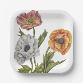 Plato De Papel Placas de papel de disquete de bonito