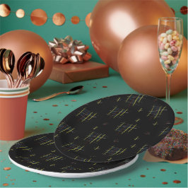 Plato De Papel Placas de papel de eco etéreo