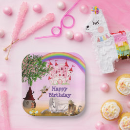 Plato De Papel Placas de papel de Fiesta capilar caprichosas