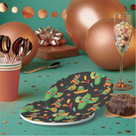 Plato De Papel Placas de papel de Fiesta de color de agua suave